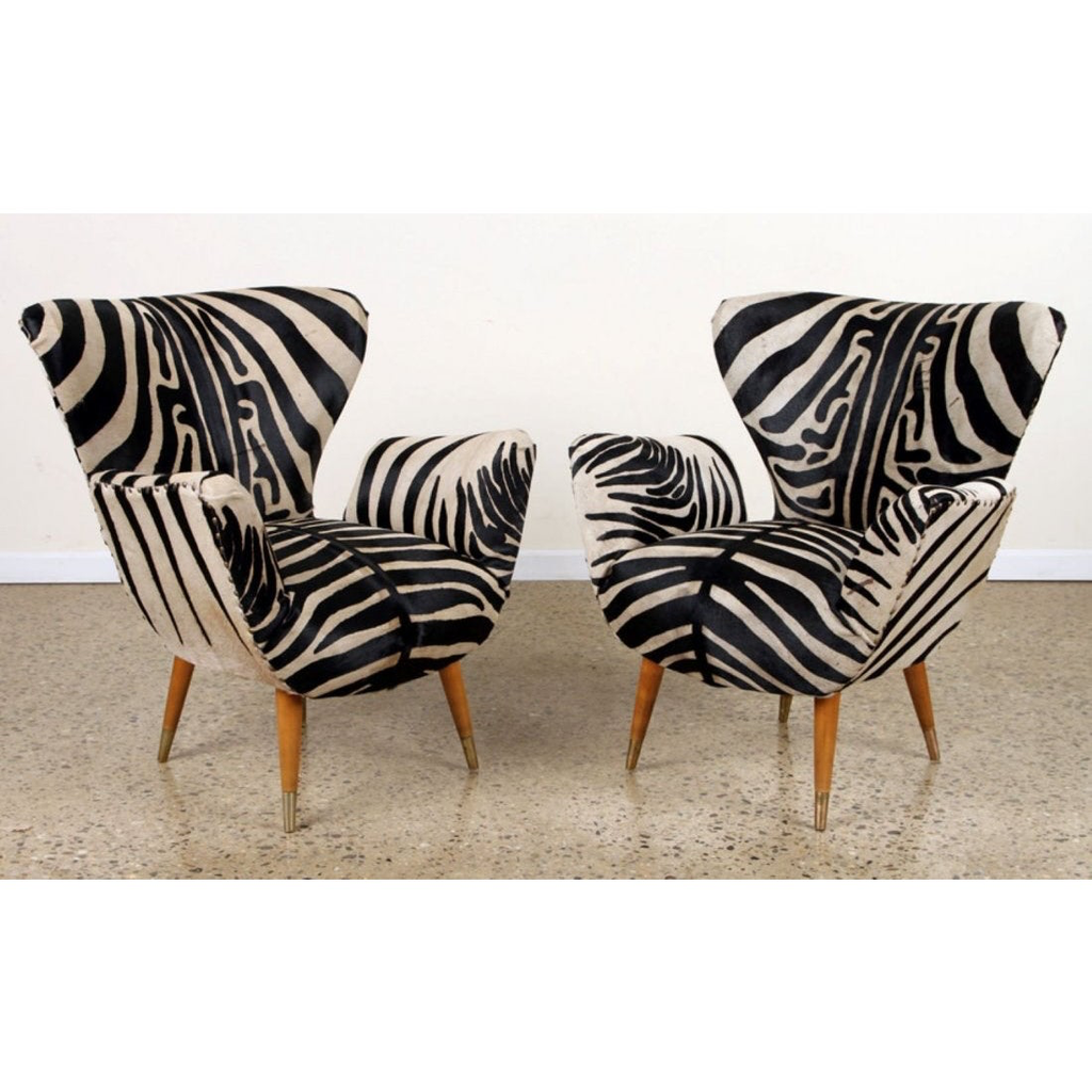 Zebra discount club chair